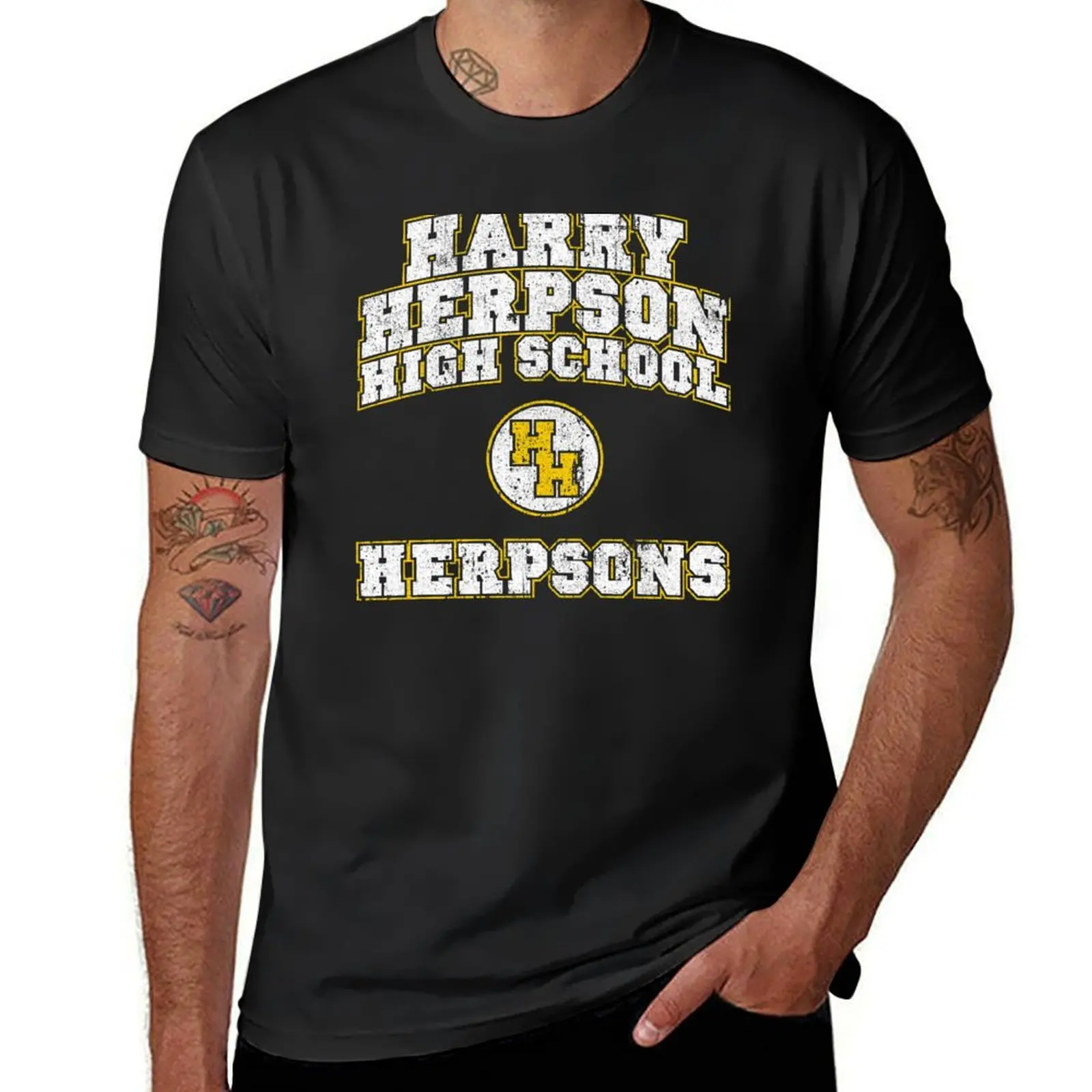 Harry Herpson High School T-Shirt funnys plus sizes blanks plain t shirts men