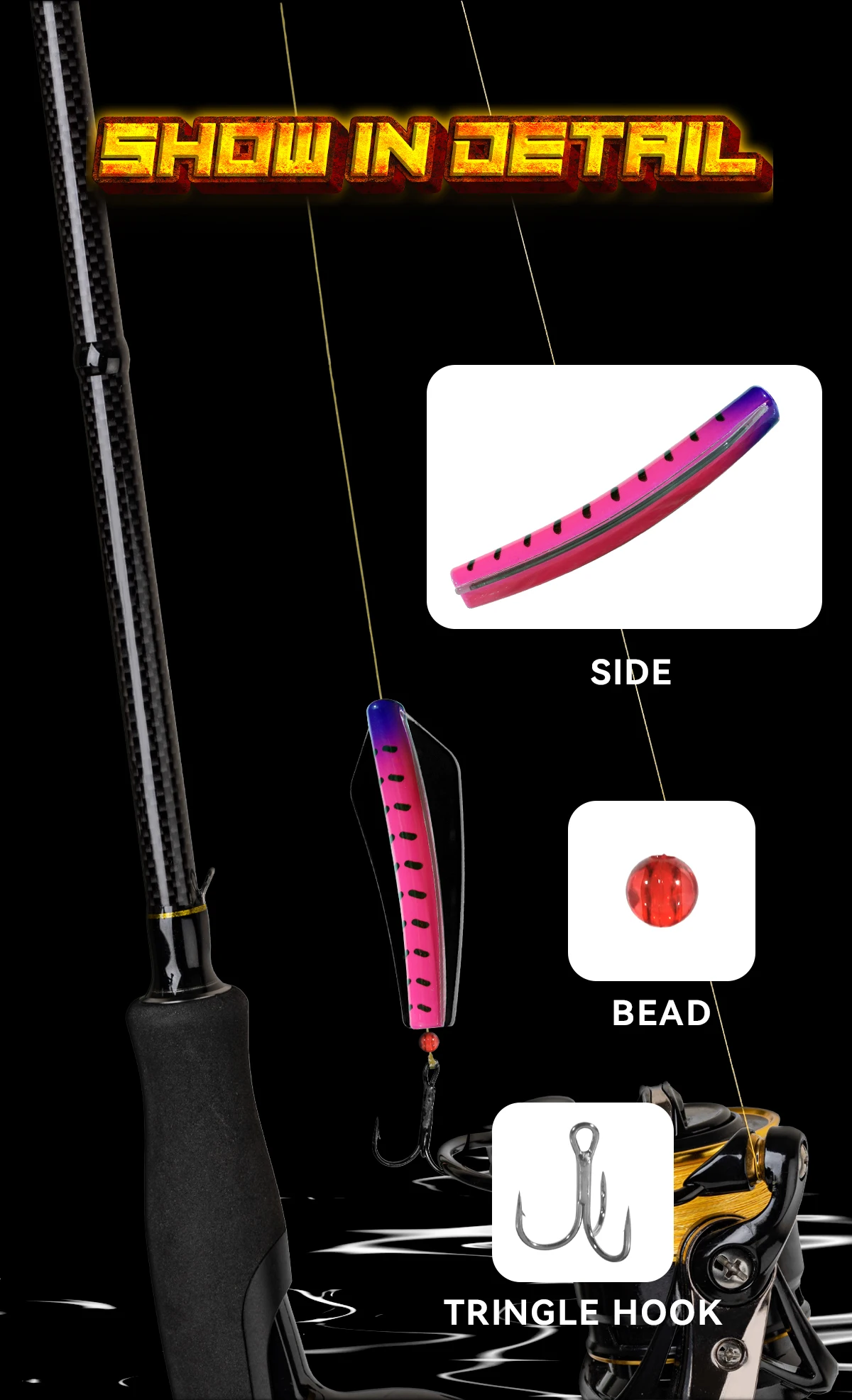 WATERBOY Teufelsköder Salzwasser 7 g 13,5 g 20 g 26 g Canberra Killer Tasmanian Spinner Lachs Hecht Zander Bass Angelköder – Detail 10