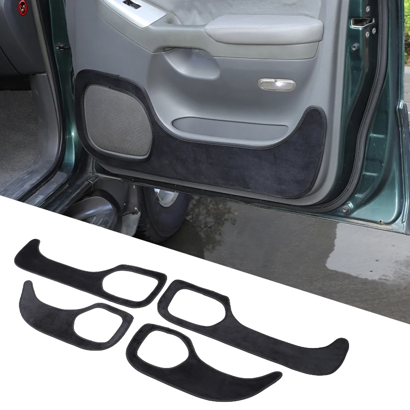 

For Toyota Prado Land Cruiser 2003-2009 Velvet Car Inner Door Anti-kick Pad Anti-Dirty Panel Trim Protective Pad Accessories