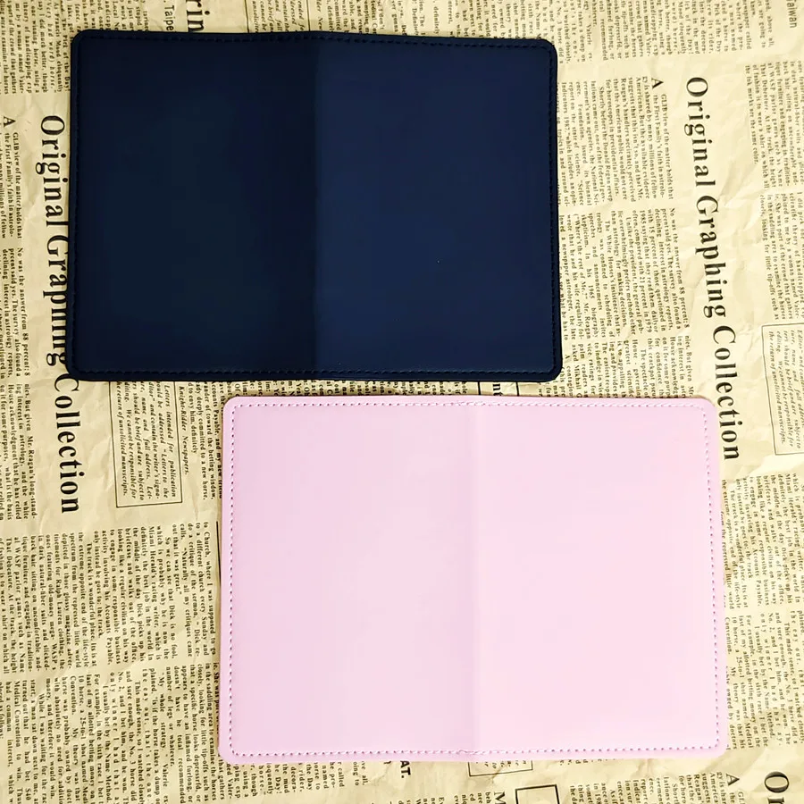 2 PCS/Set Solid Color Passport Cover Case Holder Wallet Card Holder Lightweight Fashion Travel Accessories For Flight Couples