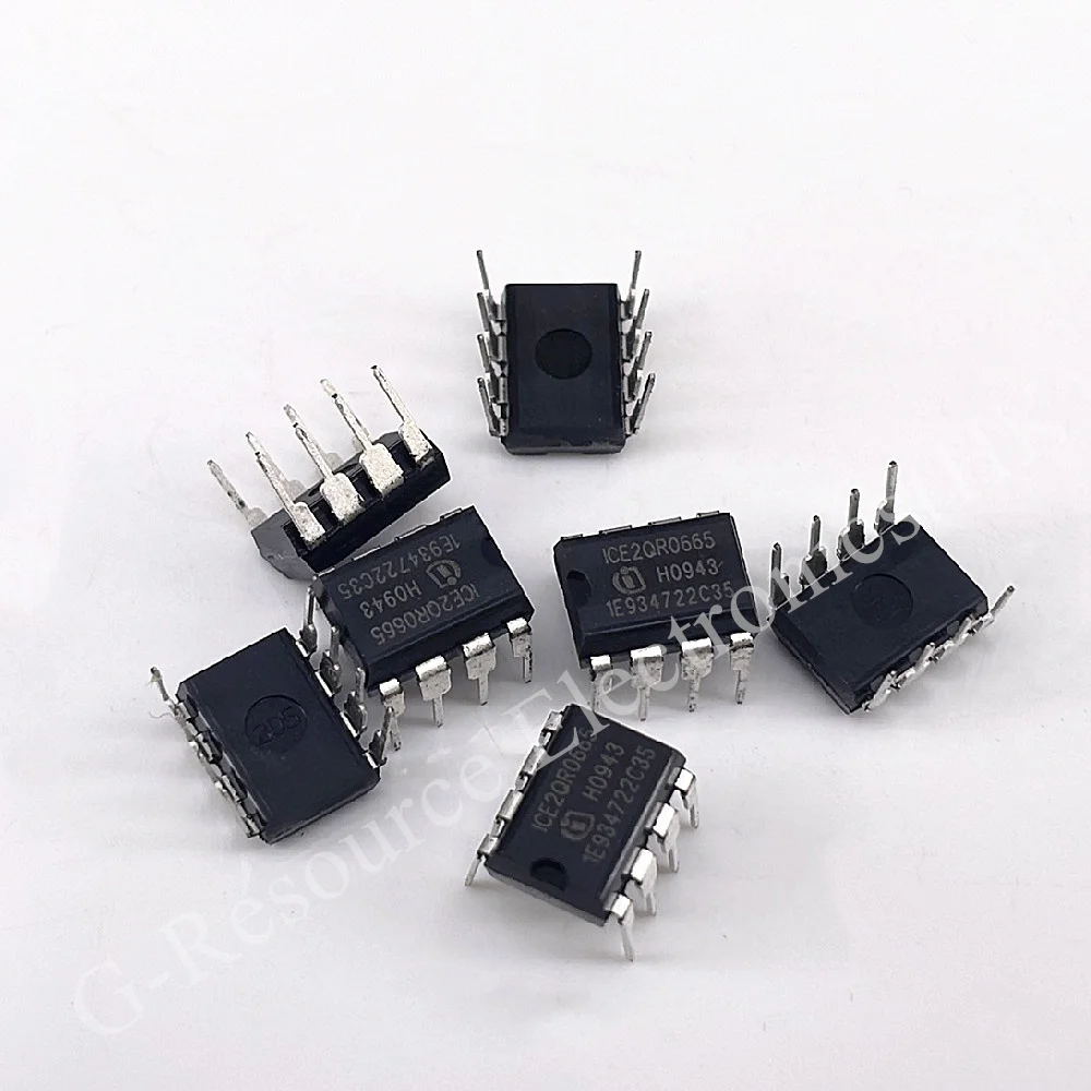 （10pcs）ICE2QR0665 DIP-8 Off-Line SMPS Quasi-Resonant PWM Controller
