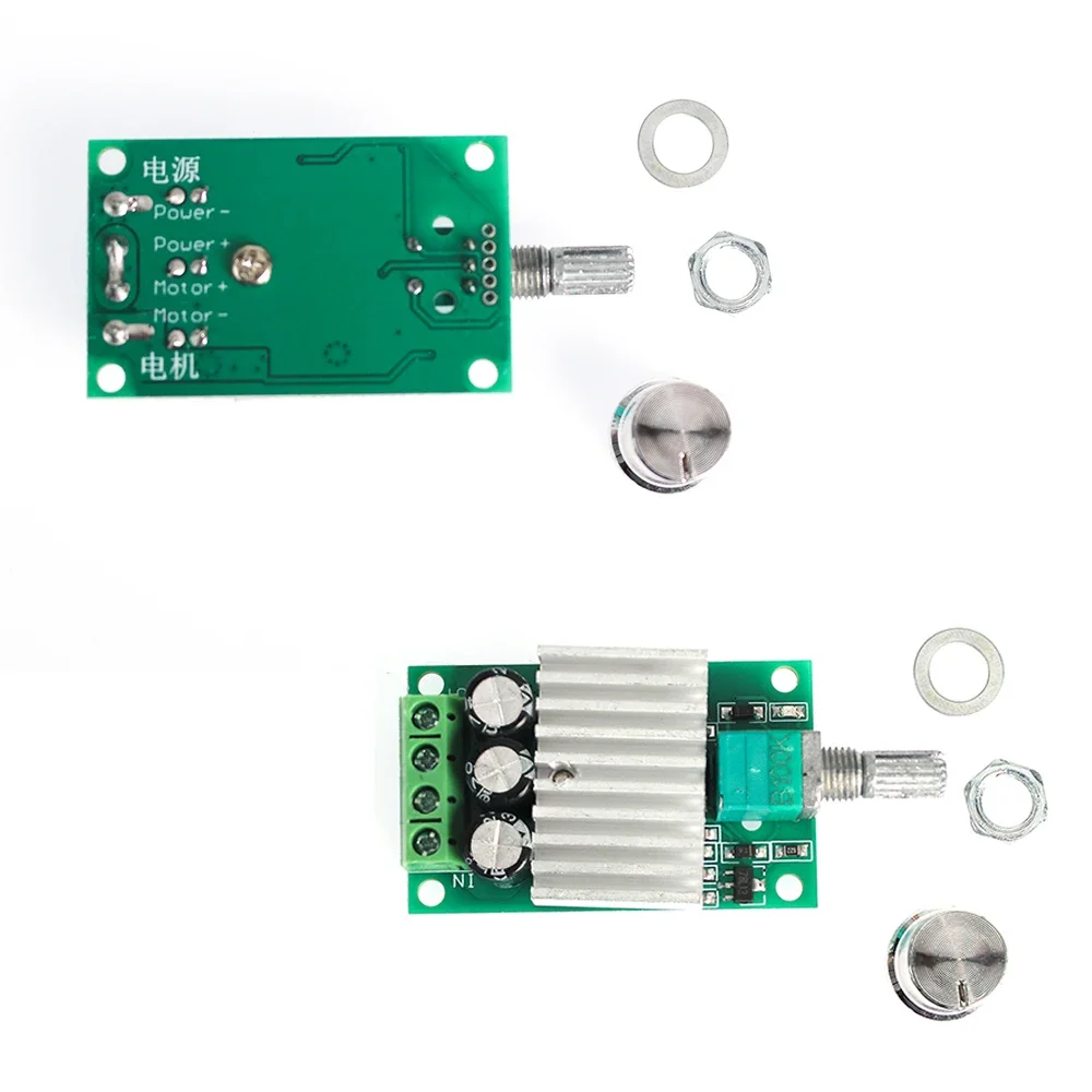 10A 12V-30V PWM DC Motor Speed Controller 12V 24V Adjustable Speed Regulator Dimmer Control Switch for Fan Motor LED Light image 2