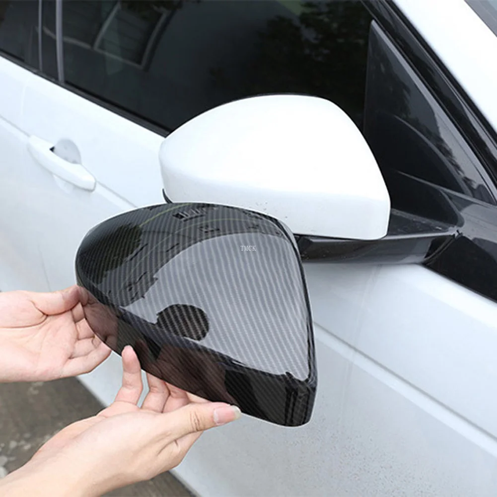 For Land Rover Discovery Sport Range Rover Evoque Velar Car Accessories Rear View Mirror Cover Caps Trim For Jaguar F-Pace X761