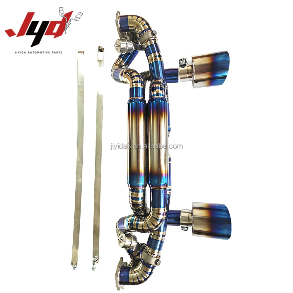 New Design Sport Full Performance Valve Exhaust Catback System for 718 GT4 4.0