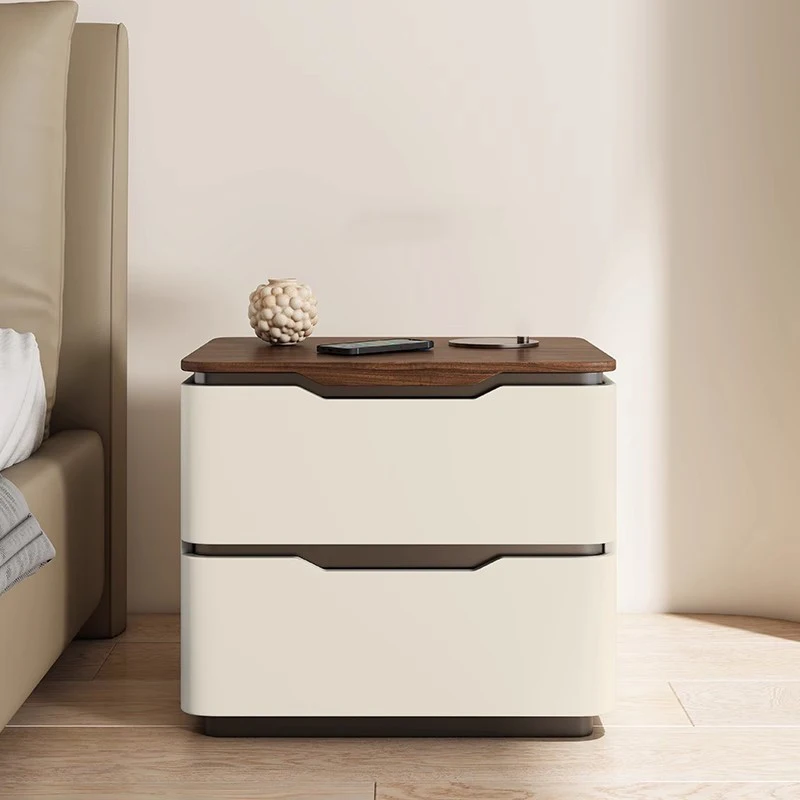 Storage Night Table Simple Minimalist Modern Bedside Table Luxury Mesitas De Noche Para El Dormitorio Furniture Bedroom