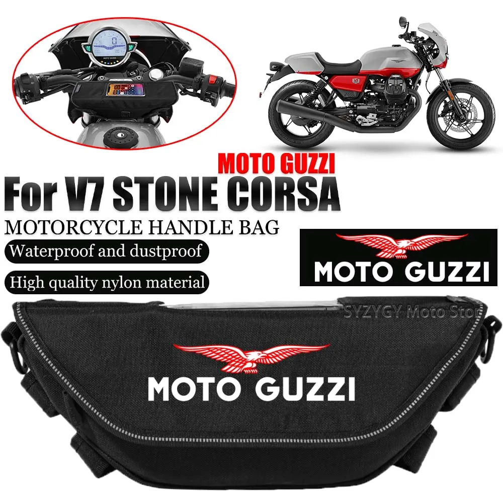 

For Moto Guzzi v7 stone corsa Motorcycle handlebar bag rider bag waterproof and dustproof motorcycle bag riding bag