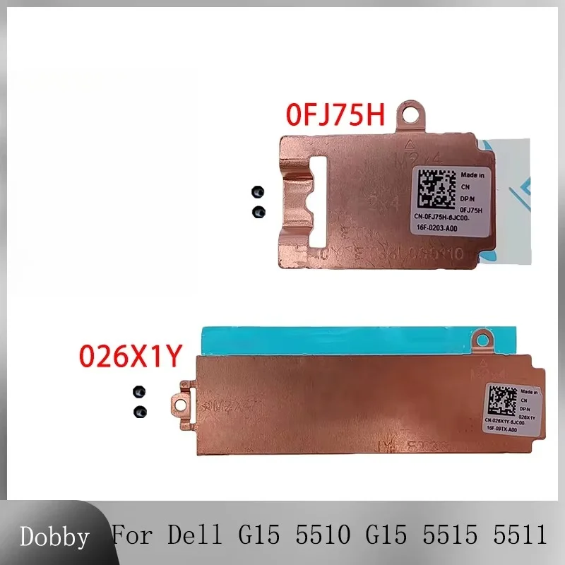 PXNWV X8MY9 FJ75H 26X1Y For Dell G15 5510 G15 5515 5511 Gaming Laptop M.2 NVME 2230 2280 SSD Bracket Storage Card Heatsink