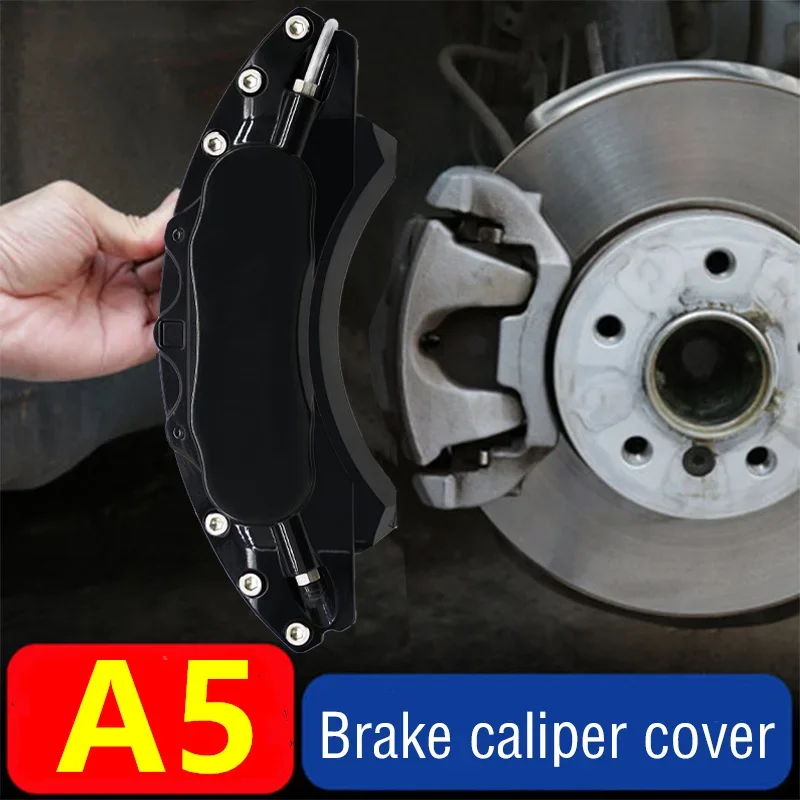 Aluminum Alloy Metal Brake Caliper Cover For Audi A5 40 TFSI 40TFSI 50 TFSI 50TFSI Sportback Coupe Quattro Cabriolet 2013