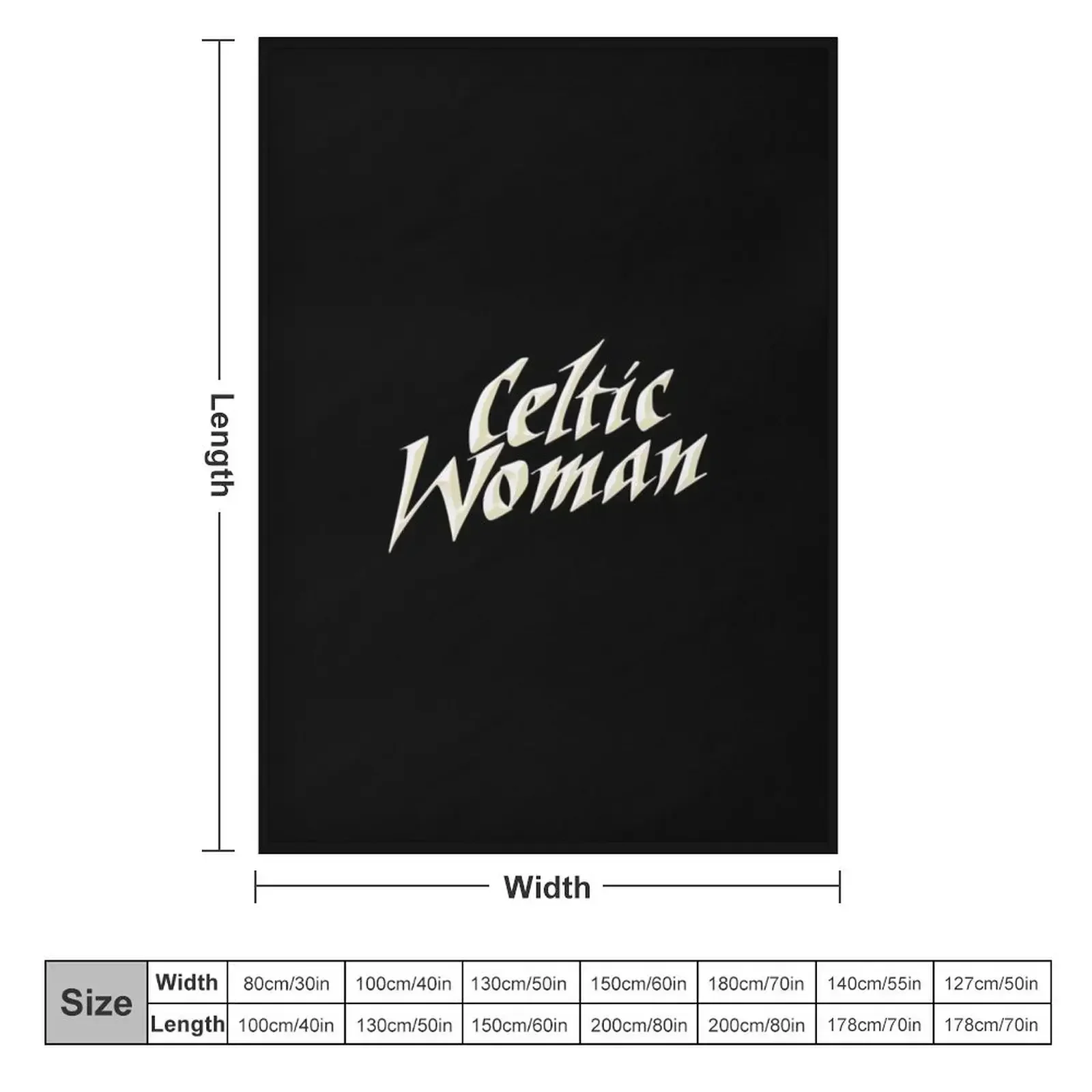 Celtic Woman Throw Blanket couch cozy soft plush fuzzy picnic outdoor blanket