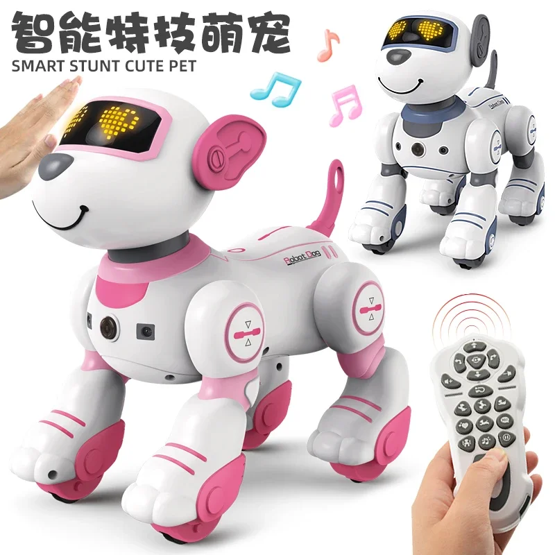 Gesto d'aria RC Robot Cane elettronico Cane acrobatico Comando vocale Programmabile Touch-sense Musica Canzone Robot Cane per giocattoli per bambini