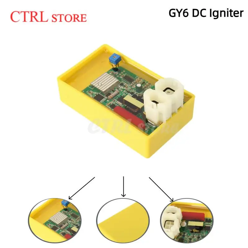 Universal DC CDI BOX for GY6 Engine 50cc/125cc/150cc/250cc – Perfect for Moped Scooter ATV and Go Karts Performance Boost