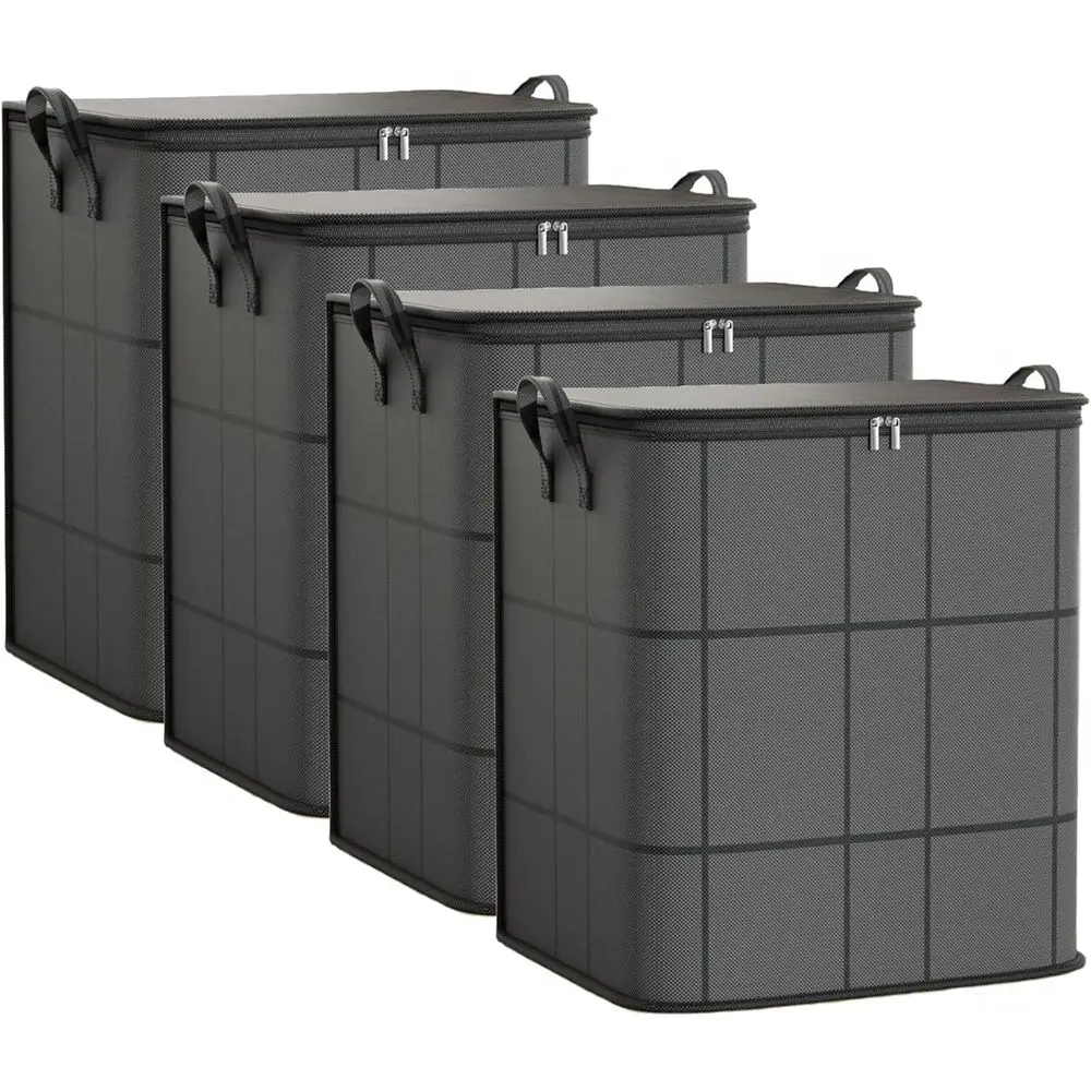 

Очень большие сумки для хранения одежды, одеял и одеял — прочные, складные, с усиленными ручками и прочными Z