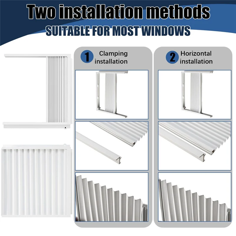 

Adjustable Window AC Side Panels With Frame Insulation For BTU Window Air Conditioner Units