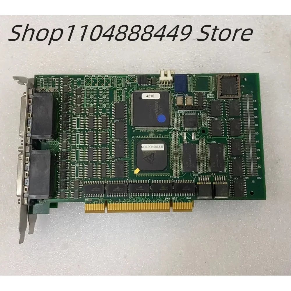 MFX-PCI1040-1-B The motion axis card 4 controls the acquisition card.