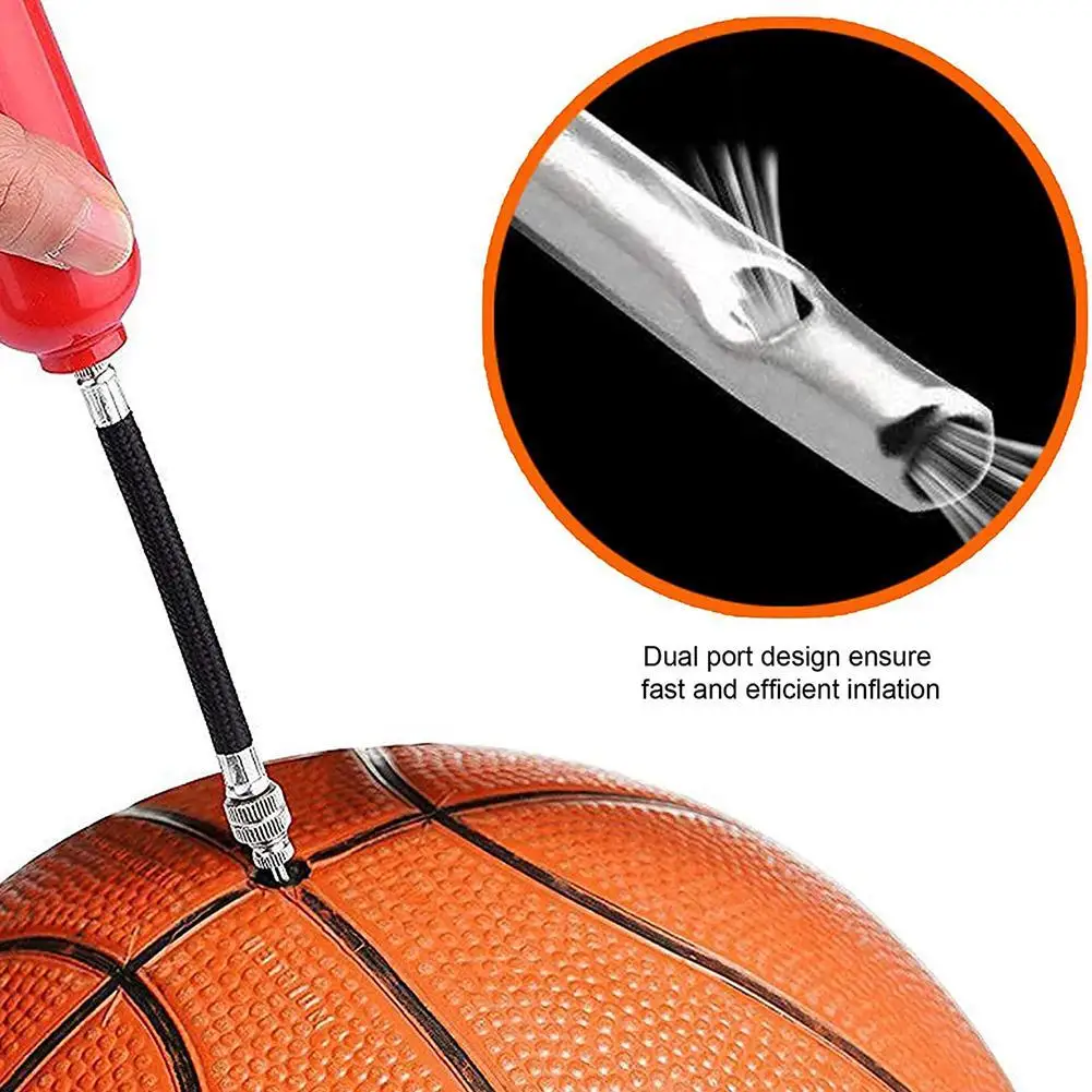 Stuks Bal Air Needle Rvs Pump Pin Basketball Opblazen Needle Voetbal Inflatable Valve Adapters Nozzle