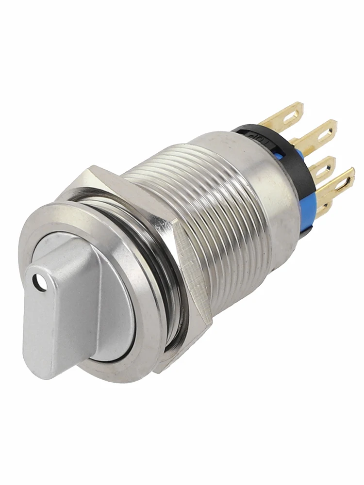 Reliable Latching Rotary Switch 36V Operating Voltage Equipped with LED Light for Clear Visibility in Various Applications