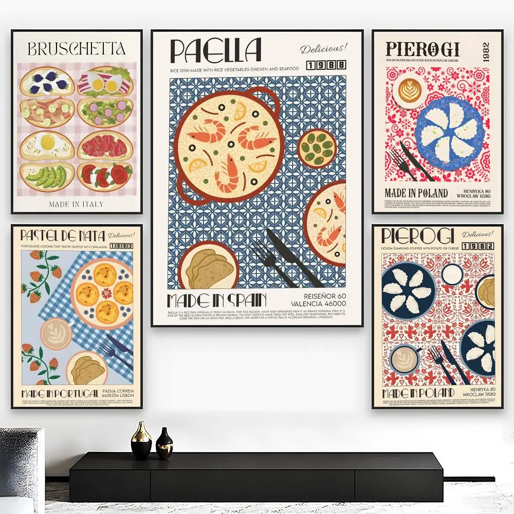 Korean Food Poster High-Grade Poster For Home Room Bar Cafe Decoration Art & Present
