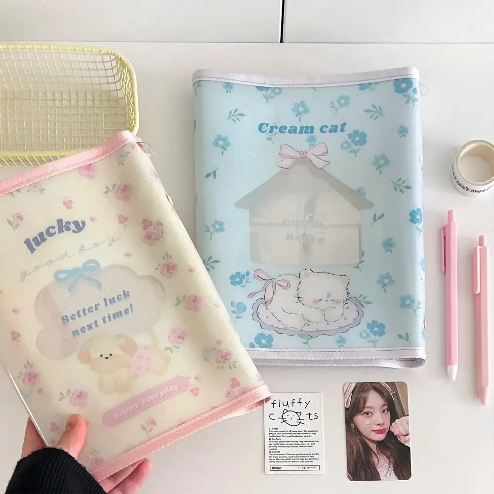 

PVC A5 A6 Binder Photocard Holder Replaceable Journal Notebook Photocards Scrapbook Card Binders Creative Photo Booth Frames