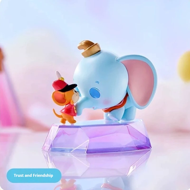 10cm Disney Dumbo Daytime Illusion Series Mystery Box Pvc Material Cute Animated Figurine Model Desktop Ornament Kids Toy Gift ﻿