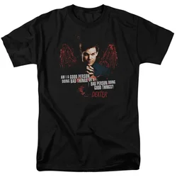 Dexter Crime Drama Thriller TV Series Showtime Good Bad Adult T-Shirt Tee