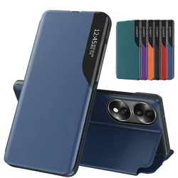 Smart View Display Flip Phone Case For Honor 200 Pro 200 Lite Protective Cover Fundas Shell Coque Capa