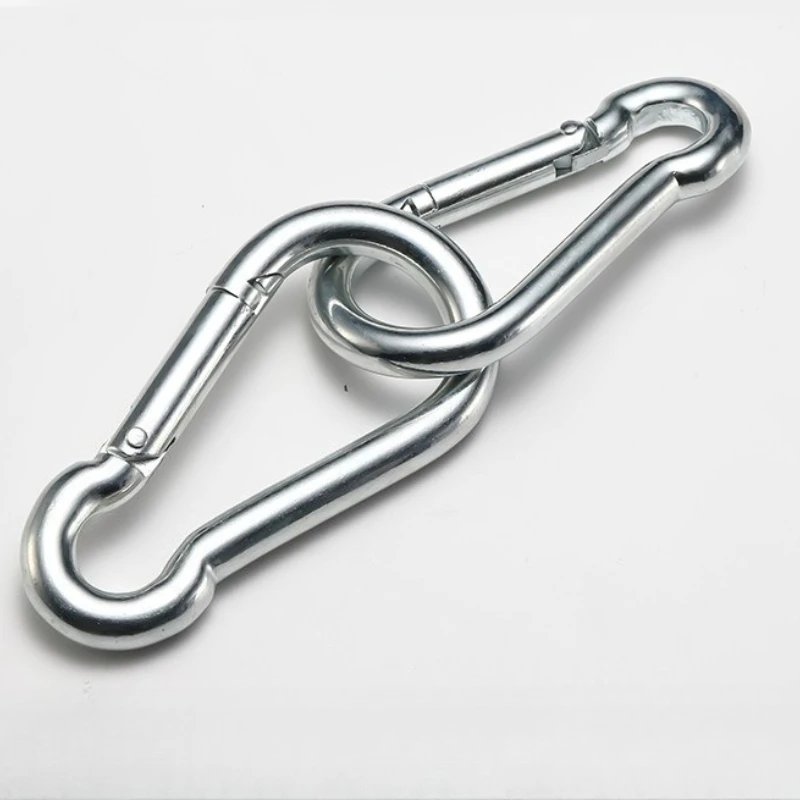 304 Stainless Steel M4 M5 M6 M7 M8 Multifunctional Spring Snap Carabiner Quick Link Lock Ring Hook Carabiner 1pcs 카라비너 - Image 3