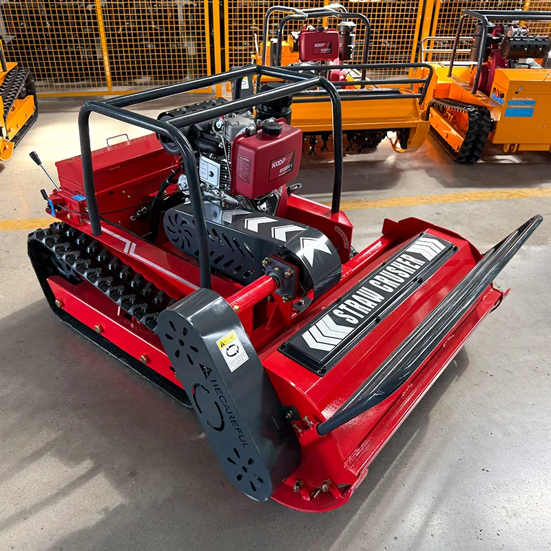 Customized Hot Selling Remote Control Crawler Brush Cutter Grass Mini Robot Selling Remote Control Crawler Brush Cutter Grass