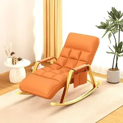 Recliner Lazy Sofa, Single Rocking Chair,Indoor Sofa,Tech Fabric Rocking Chair,Adult Balcony Home Leisure, Layable Sleeping