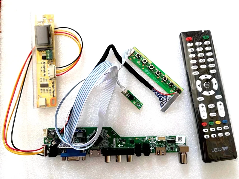 

Controller Board Kit for G150XG03 V0 / G150XG03 V1 / G150XG03 V2 / G150XG03 V3 TV+HDMI+VGA+AV+USB LCD LED screen Driver Board