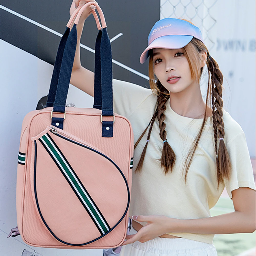 

1pcs Women's Badminton Tennis Racket Tote Bag Sports Racquet Storage Organizer for Fitness And Outdoor Activities