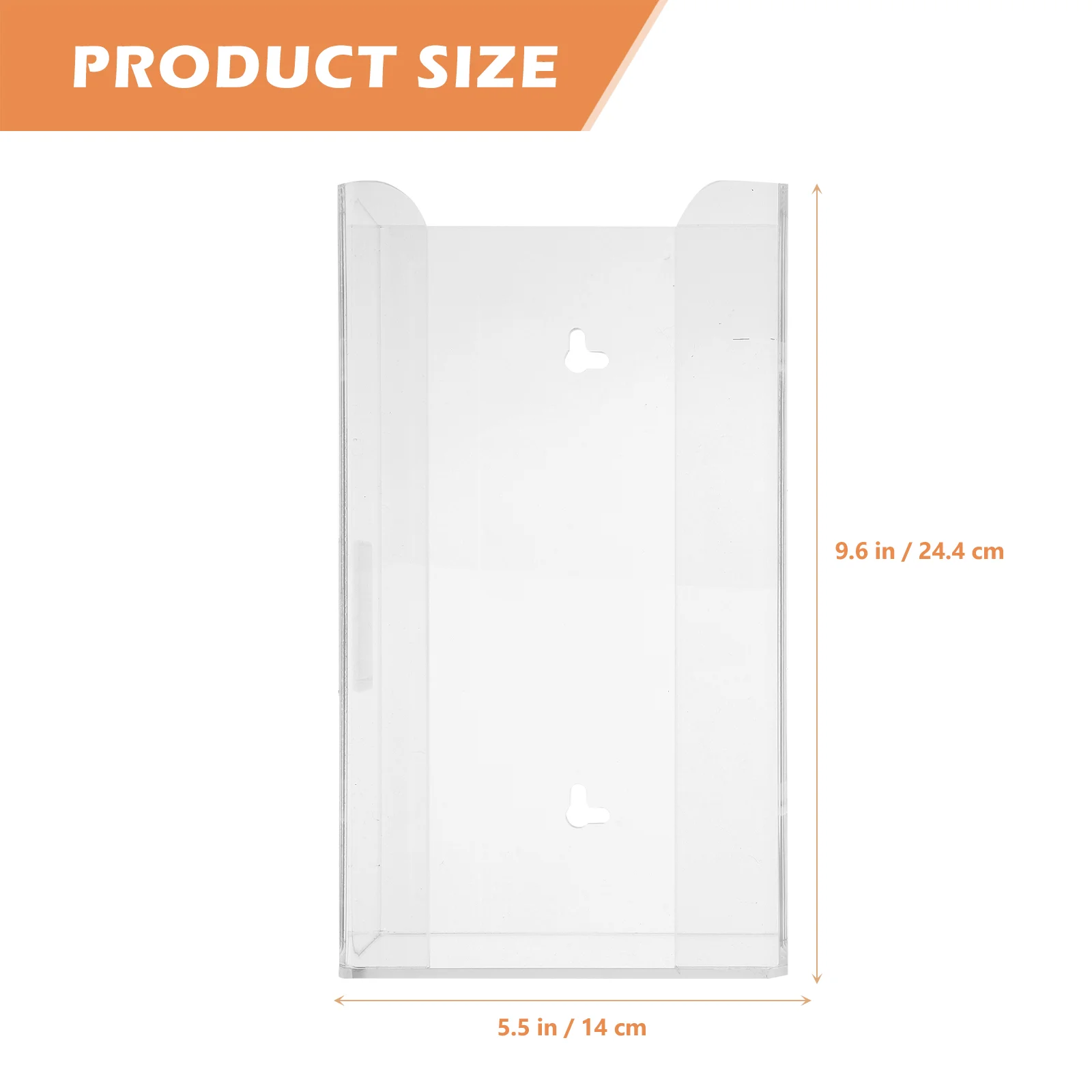 Clear Disposable Gloves Storage Box Transparent Wall Mounted Dispenser Organizer Case Transparent Disposable Gloves Box