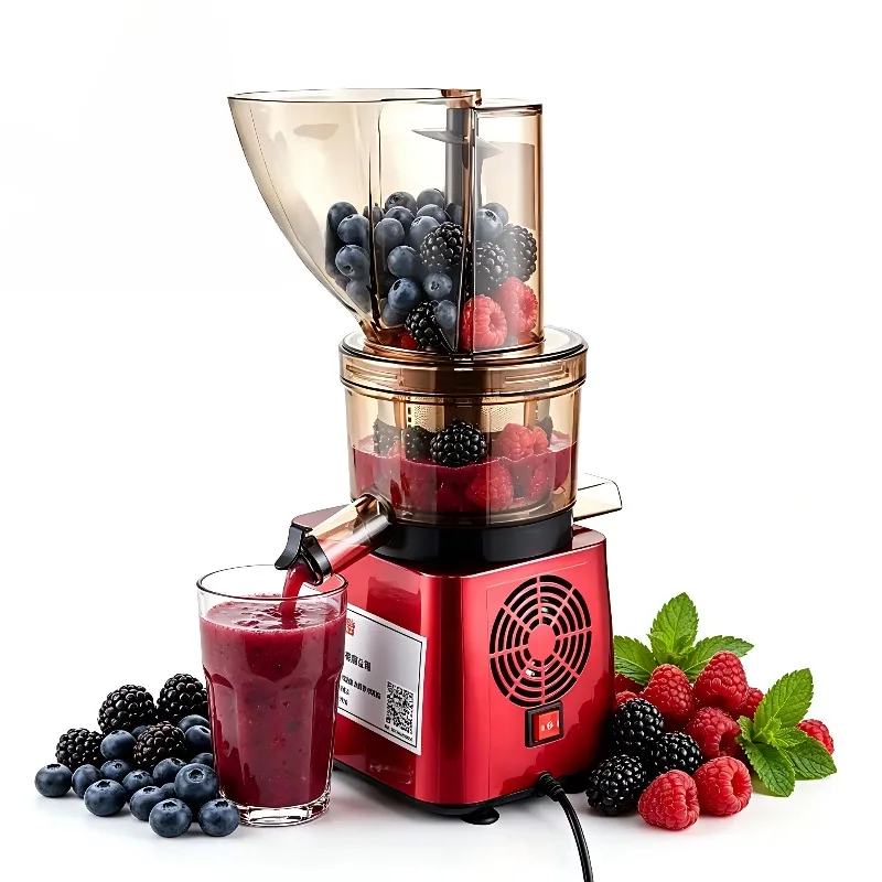Professional uninterrupted 12/24 working hours anti-clogging commercial cold press juicer