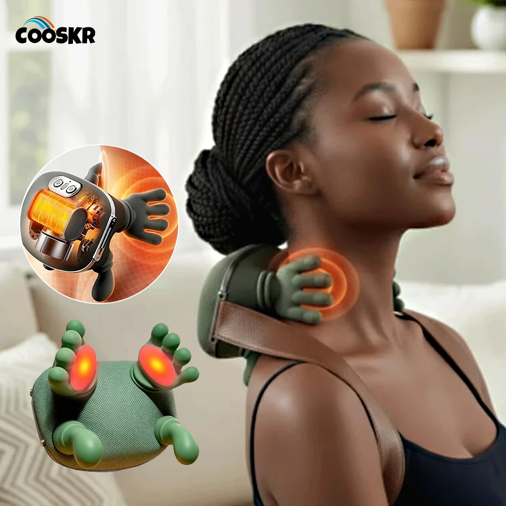

Neck Massager Electric Shoulder Kneading Massage Machine Deep Tissue Neck Muscle Pain Portable Cervical Neck Shoulder Massager