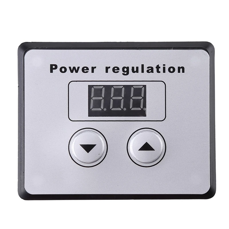 4000W 220V AC SCR Voltage Regulator Dimmer Electric Motor Speed Temperature Controller + Digital Meters For Water Heater