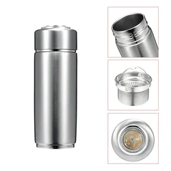 400ml Quantum Alkaline Filtered Water Cup Stainless Steel Electrolytic Energy Cup Balance Bio Energy Nanos Ionizer Flask Bottle