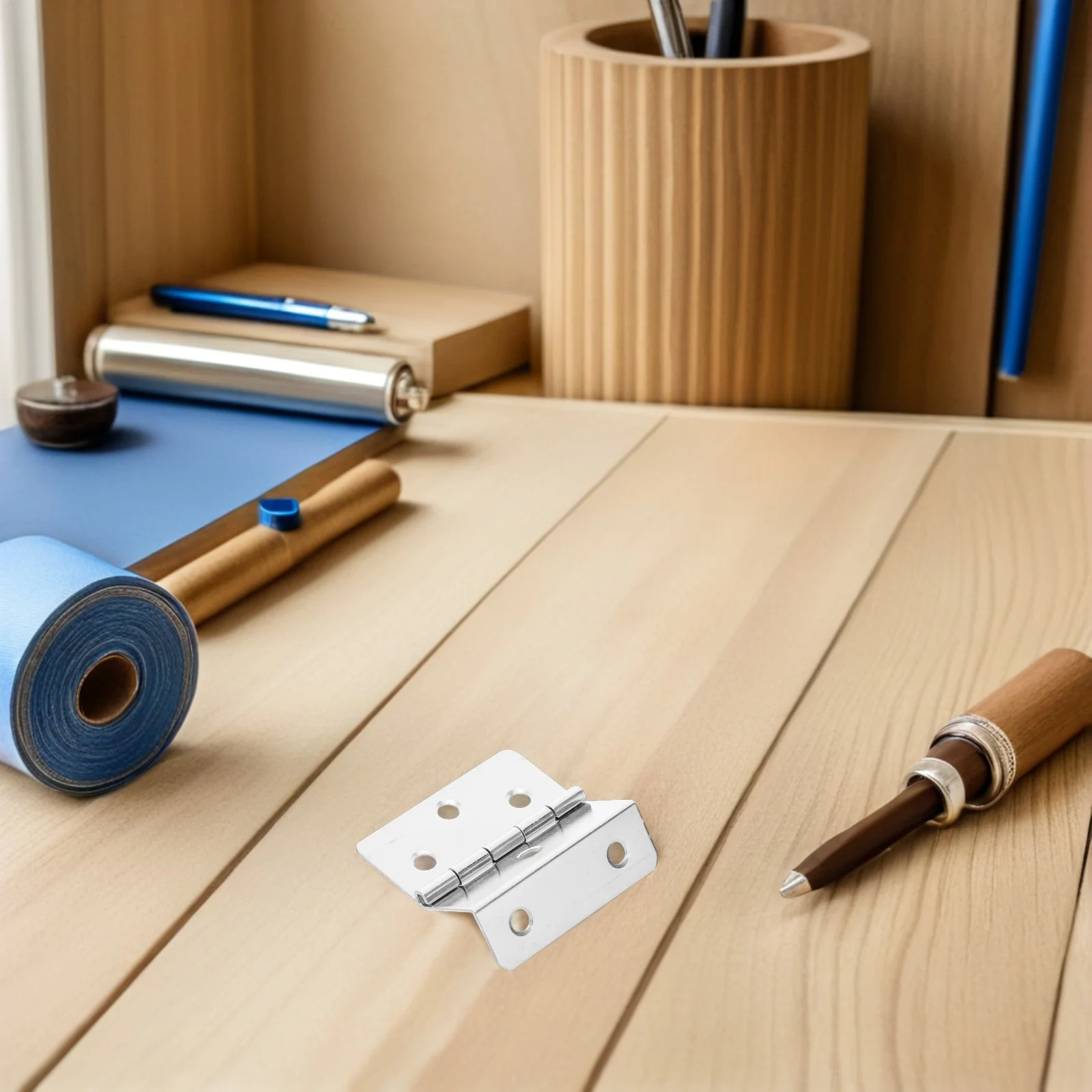 

10pcs -Fold Cabinet Door Hinge 6 Holes Right Angle Heavy Duty Folding Hinge For Kitchen Wardrobe Furniture Diy Wood Box