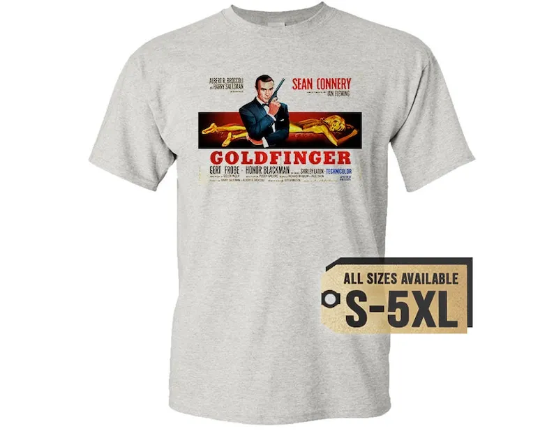 Goldfinger 1964 V5 multicolor T shirt all sizes S-5XL