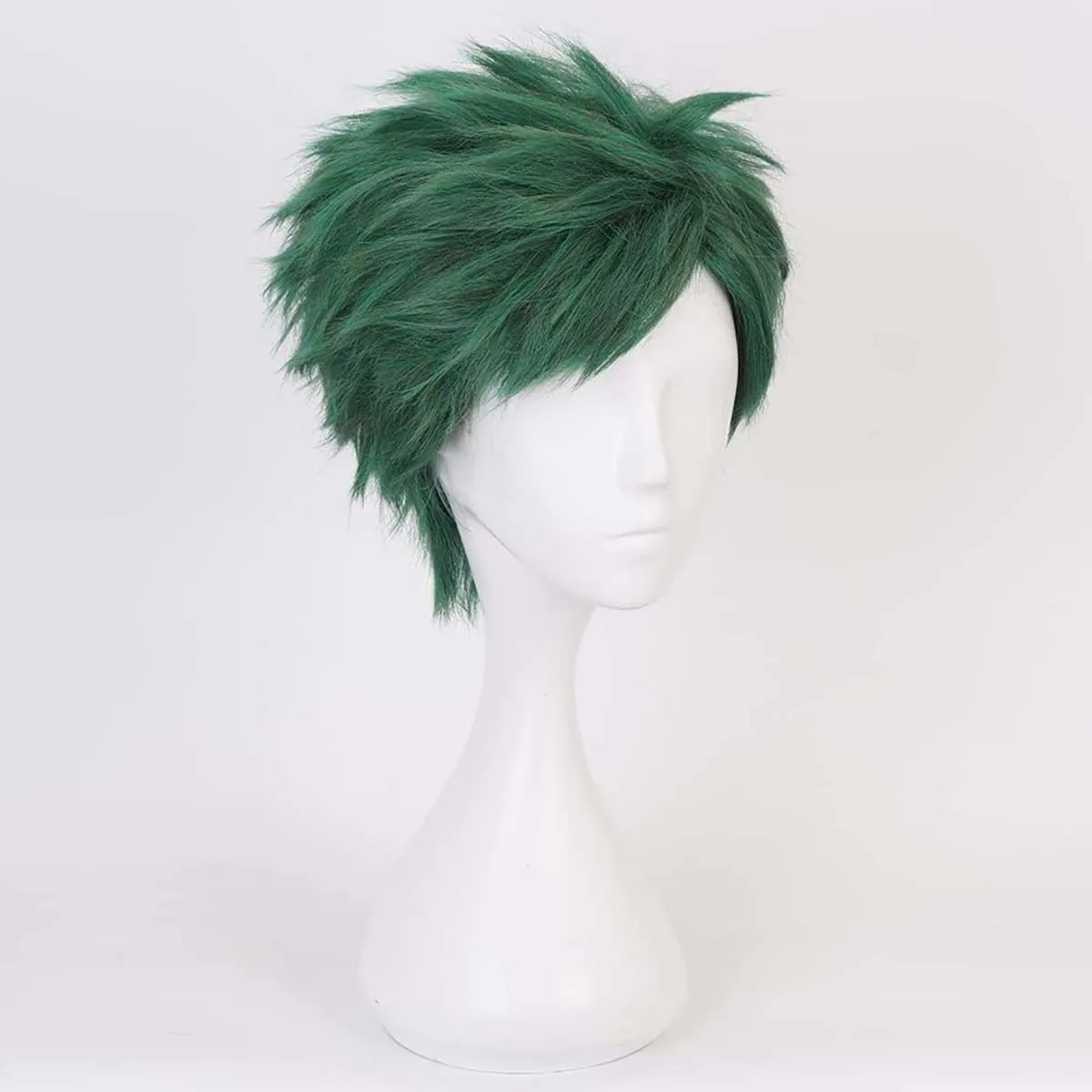 Halloween Christmas Comic Men Twisted-Wonderland Trey Clover Short Green Cosplay Wig