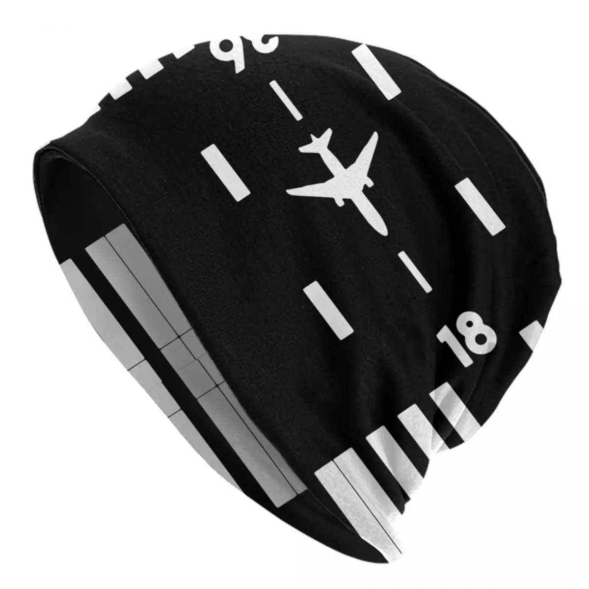 Airport Runway Traffic Controller Bonnet Hats Knitting Hat For Autumn Winter Warm Airplane Aviator Skullies Beanies Caps