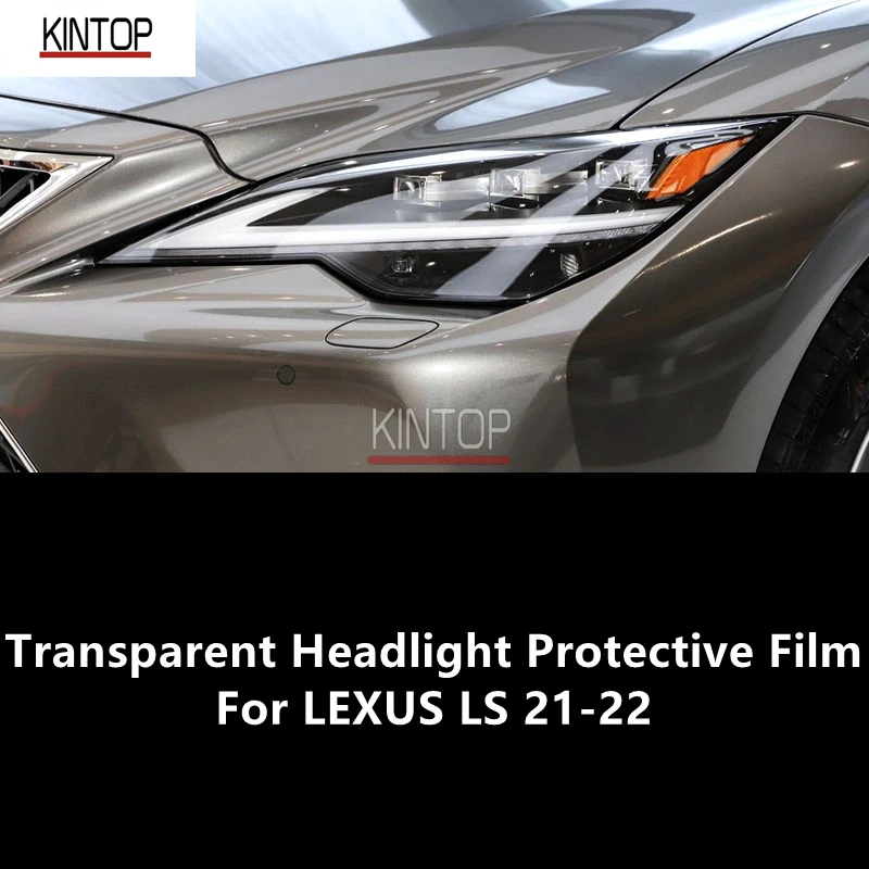 

For LEXUS LS 21-22 TPU Transparent Headlight Protective Film, Headlight Protection,Film Modification