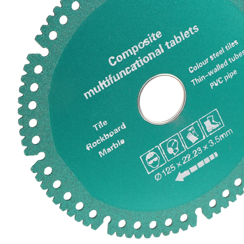 

115/125mm Brazed amond Saw Blade Cutting Disc 22.23mm Steel Metal Stone Cast Iron Steel Reinforcement Aluminum