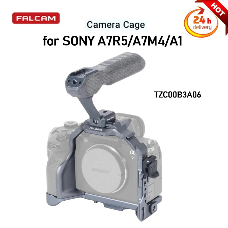 FALCAM F22&F38&F50 Handheld Camera Cage Kit Full Cage Protective  Frame Camera Expansion for Sony A7R5/A7M4/A1 ,TZC00B3A06