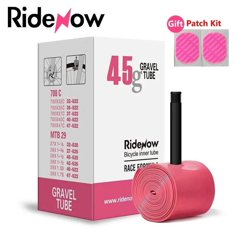 RideNow TPU Road Bicycle Inner Tube Gravel 29inch 700x32C 35 37 40 47C Tire 42mm Schrader Valve MTB Bike