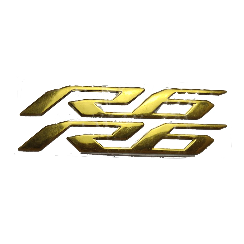 Motorrad 3D Emblem Abzeichen Aufkleber Tank Rad Aufkleber Weiche Reflektierende Aufkleber R1 R3 R6 Aufkleber Für Yamaha YZF-R1 YZF-R3 YZF-R6