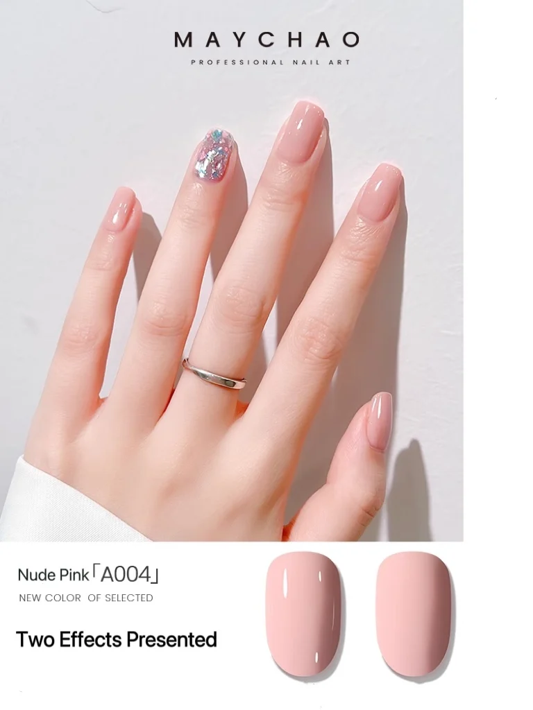 MAYCHAO10ml Gel Smalto per unghie Gel 13 Colori Semi Permanente Solido Gel per unghie Soak Off Gel UV per Base Top Coat Casa fai da te