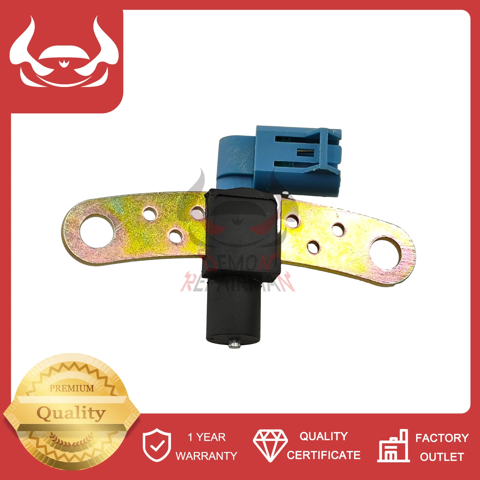 9110560 Crankshaft Position Sensor 7700101970 Compatible With Opel Vivaro Renault Clio Megane 1.5 1.9 dCi Auto Engine Parts