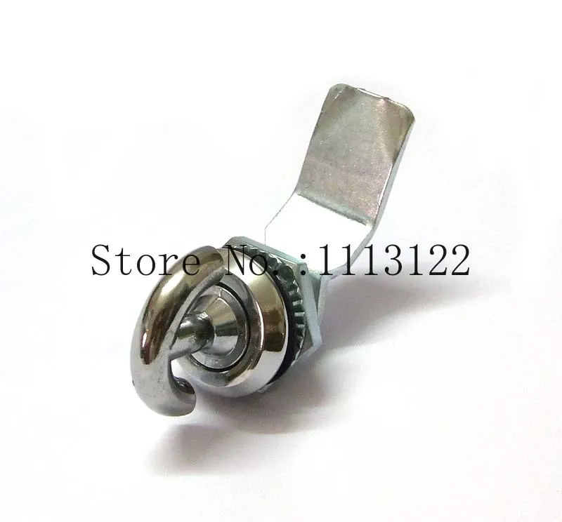 MS715 Zinc Alloy Handle Lock Electric Cabinet Lock for Industrial Distribution Box,Network Cabinets Chrome Color 1 PC