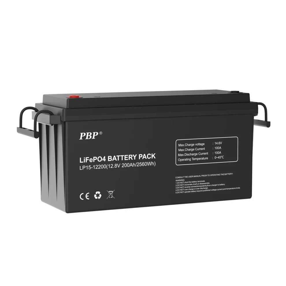 PBP 12.8V 25.6V Deep Cycle Lithium Battery 50Ah 100Ah 200Ah 230Ah 280Ah Home Energy Storage System Lifepo4 Battery