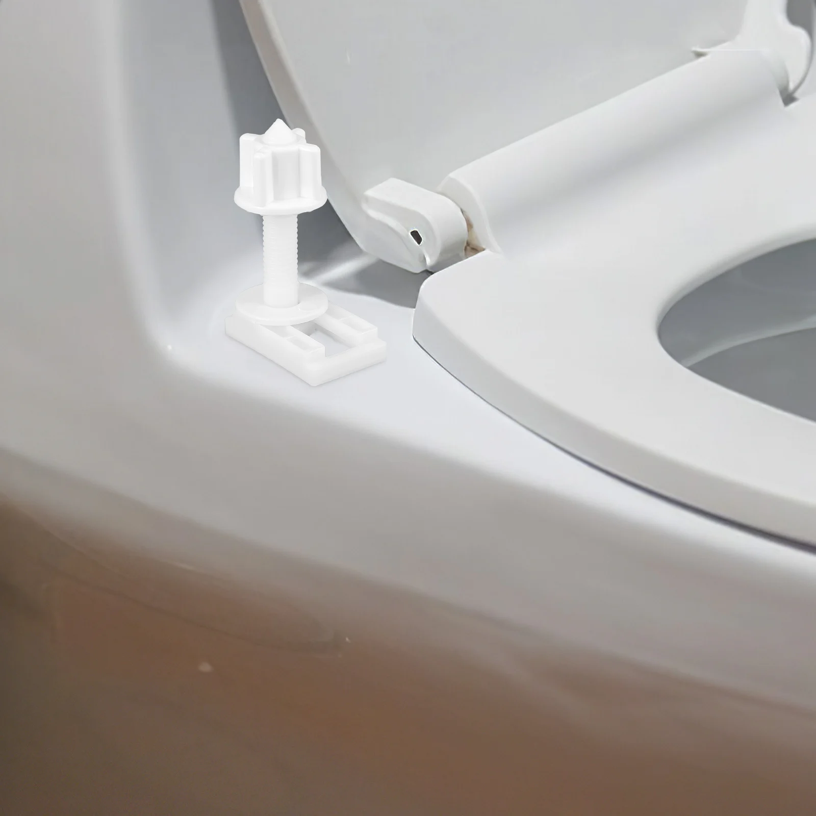 

Bolts Toilet Cover Screw Accessories Repair Kit Seat Screws and White Heavy Duty