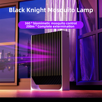 Black Knight B2000V Mosquito Lamp USB Dual Function Photo-Induced Shock ABS Fire-Resistant Home Office Hotel Mosquito Control